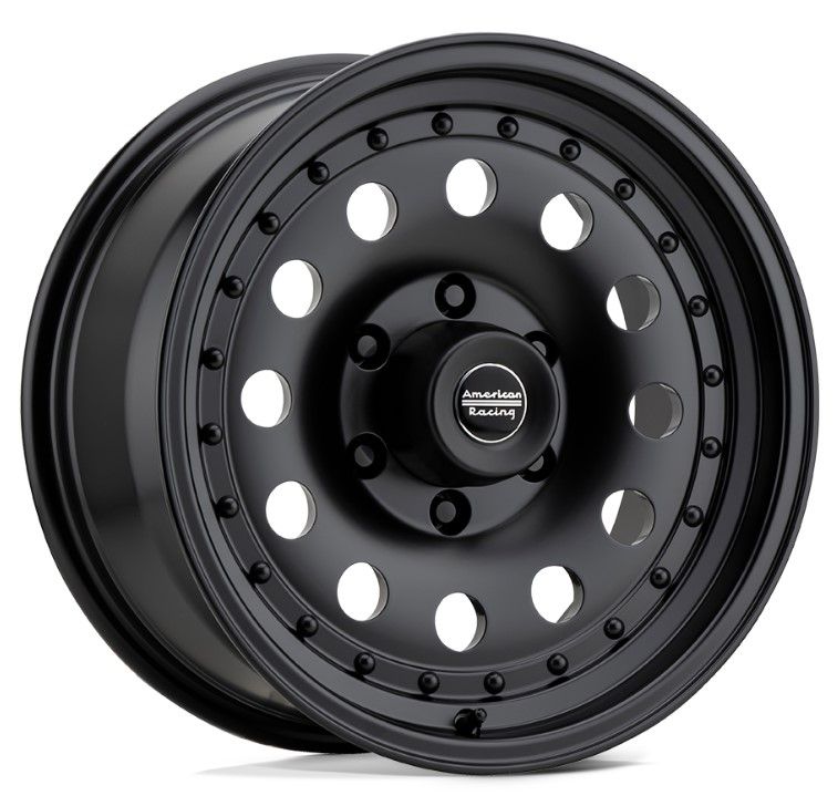 American Racing<br>AR62 Outlaw II Satin Black (17x8)